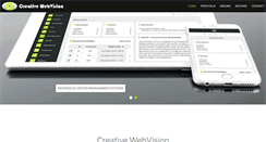 Desktop Screenshot of creativewebvision.com