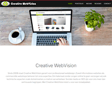 Tablet Screenshot of creativewebvision.com